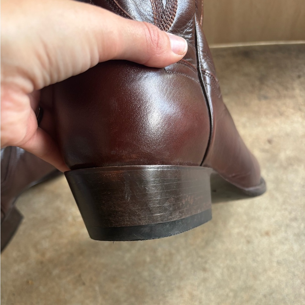 Dan Post Men’s Brown Leather Cowboy Boots DP2111R | Size 10.5 EW - Picture 10 of 15